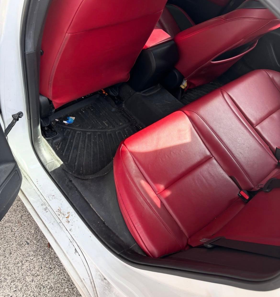 Rear Interior Detail before detailing